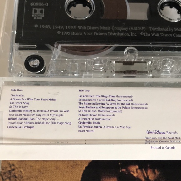 Vintage Disney Music Soundtrack Cassette Tapes Bundle Of Four - Picture 13 of 13